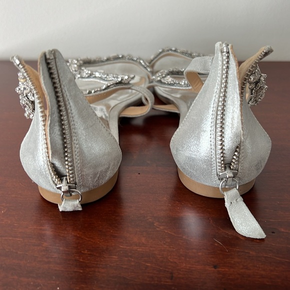 BADGLEY MISCHKA Silver Sandal - Picture 4 of 7
